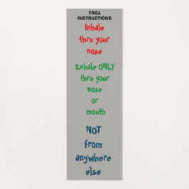 ヨガの指示 ヨガマット