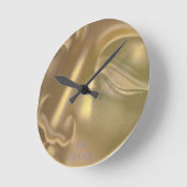 ヨガの時計 ラウンド壁時計 (傾斜)