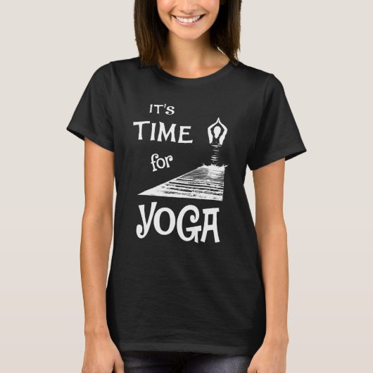 ヨガの時間だ 2 Tシャツ (正面)