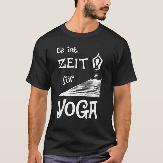 ヨガの時間です Tシャツ (正面)