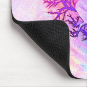 ヨガの木のパステルの虹 マウスパッド (コーナー)