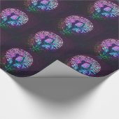 ヨガの木の平和虹 ラッピングペーパー (角)