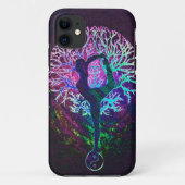 ヨガの木の平和虹 Case-Mate iPhoneケース (裏面)