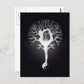 ヨガの木 ポストカード (正面/裏面)