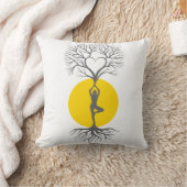 ヨガの枕生命の樹 クッション (ブランケット)