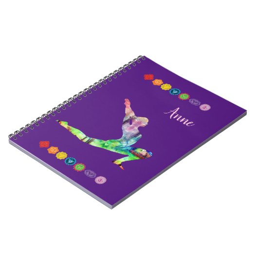 ヨガの気分 ノートブック (左側)