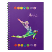 ヨガの気分 ノートブック (正面)