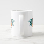 ヨガの準備は? – 白蓮 ジャンボコーヒーマグカップ (裏面)