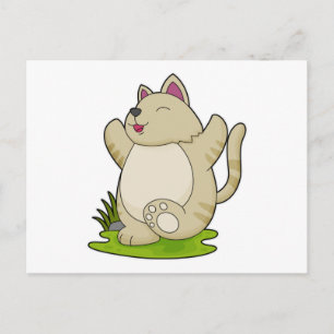 ヨガの猫 ポストカード