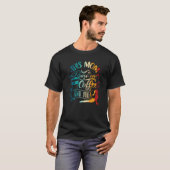 ヨガの瞑想このマ走マはコーヒーとヨガに Tシャツ (正面フル)