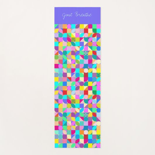 ヨガの瞑想を吸モダンう ヨガマット (正面)