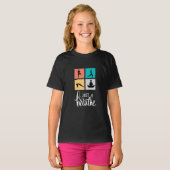 ヨガの瞑想を真っ黒に吸い込む Tシャツ (正面フル)