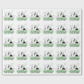 ヨガの瞑想ポーズを吸う ラッピングペーパー (フラット)