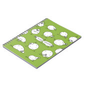 ヨガの羊:お洒落スケッチおもしろい。 ノートブック (左側)