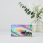 ヨガの芸術の精神的なマッサージの霊気の名刺 名刺 (スタンド正面)