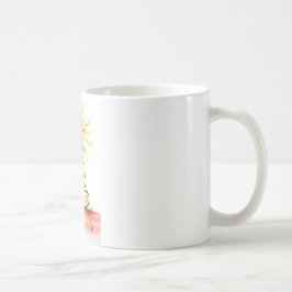ヨガの芸術-脊柱のねじれの姿勢 コーヒーマグカップ