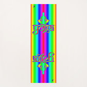 ヨガの虹の意図 ヨガマット (正面)