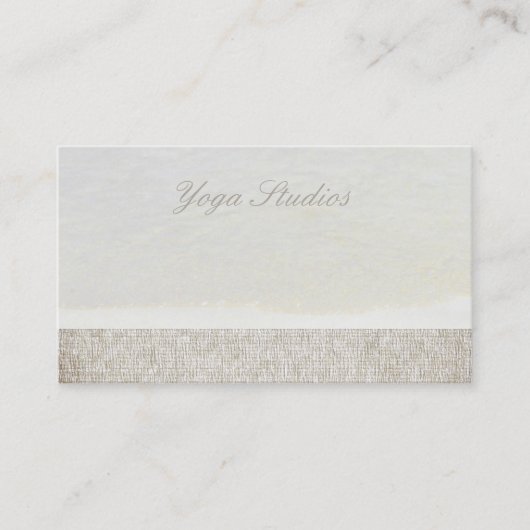 ヨガの霊気精神的な治療水スタジオビジネス 名刺 (正面)