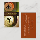 ヨガの黙想のスタジオの名刺 名刺 (正面/裏面)