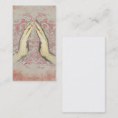 ヨガの黙想の治療師の霊気の名刺 名刺 (正面/裏面)