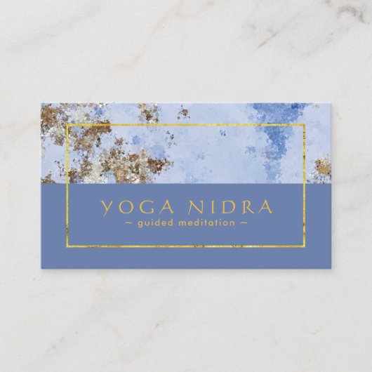 ヨガのNidraの名刺 名刺 (正面)