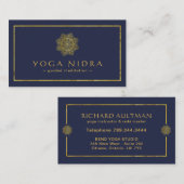 ヨガのNidraの名刺 名刺 (正面/裏面)
