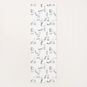 ヨガはパターンを提起します ヨガマット (裏面)