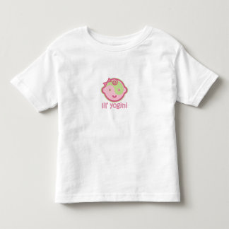ヨガはベビーを話します: Lil Yoginiの幼児のティー トドラーTシャツ