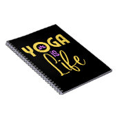 ヨガはライフヨガメディテーション ノートブック (右側)