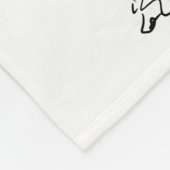 ヨガは名前をカスタムする及び文字のフリースブランケットを提起します フリースブランケット (角)