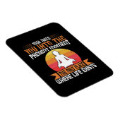 ヨガは命のある唯一の場所に連れて行く マグネット (右側)