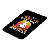 ヨガは命のある唯一の場所に連れて行く マグネット (左側)