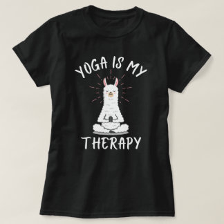 ヨガは私のセラピー - ラマエディション Tシャツ