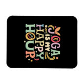 ヨガは私のハッピー・タイム マグネット (横)