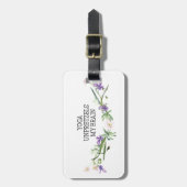 ヨガは私の脳をアンプレッツェル ラゲッジタグ (正面縦)