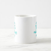 ヨガは私を幸せにさせます コーヒーマグカップ (中央)