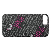 ヨガはAsanasのSanskrit名前のナマステを提起します Case-Mate iPhoneケース (裏面(横))