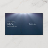 ヨガまたはピラティスインストラクター名刺 名刺 (裏面)