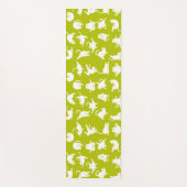 ヨガめい想の猫がヨガマットをポーズ ヨガマット (正面)