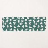 ヨガめい想の猫がヨガマットをポーズ ヨガマット (正面(横))