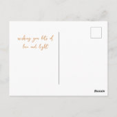 ヨガめい想ガールサンアフタヌーンライトバタフライ ポストカード (裏面)