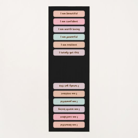 ヨガやる気を起こさせるマット ヨガマット (正面)