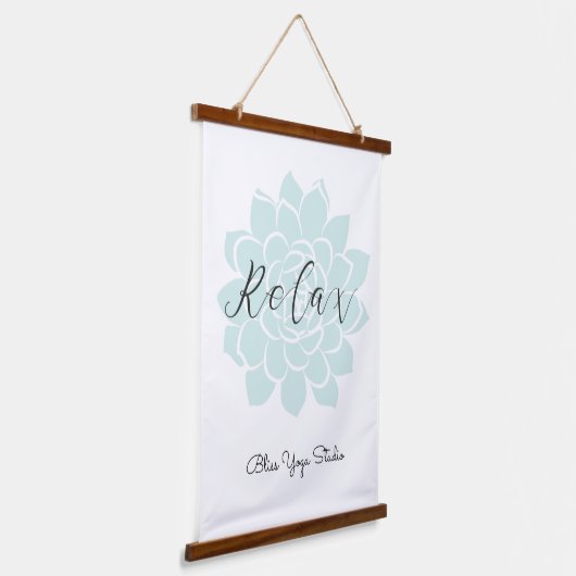 ヨガやる気を起こさせる引用文曼荼羅 吊り下げ型タペストリー (傾斜あり)