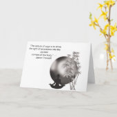 ヨガやる気を起こさせる引用文 カード (黄色い花)