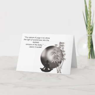 ヨガやる気を起こさせる引用文 カード
