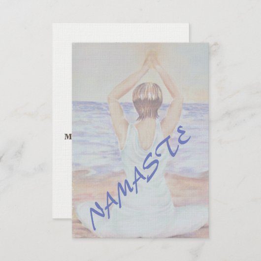 ヨガをお願い | RSVP (正面/裏面)