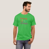 ヨガをしている少年 Tシャツ (正面フル)