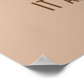 ヨガをするまでは不可能に思える ポスター (角)