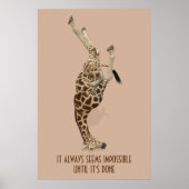 ヨガをするまでは不可能に思える ポスター (正面)