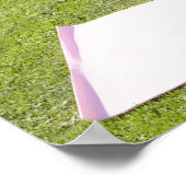 ヨガをする若い女性 ポスター (角)